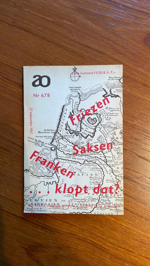 Friezen, Franken en Saksen, Ophalen of Verzenden, 14e eeuw of eerder, Gelezen