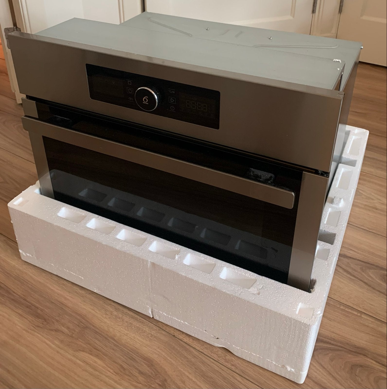 Inbouw combi-oven (45x60) - Oven werkt, magnetron niet, Witgoed en Apparatuur, Ovens, Ophalen, 45 tot 50 cm, Hete lucht, Combi-oven