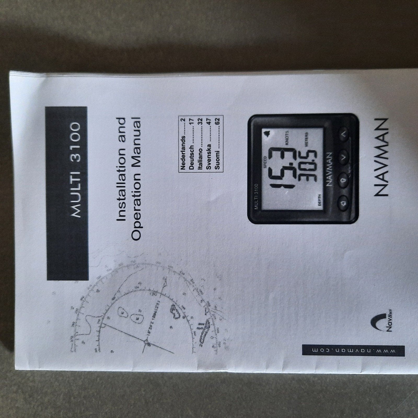 Navman Handleidingen - Diverse Modellen, Watersport en Boten, Navigatiemiddelen en Scheepselektronica, Gebruikt, Kaartplotter of Fish Finder