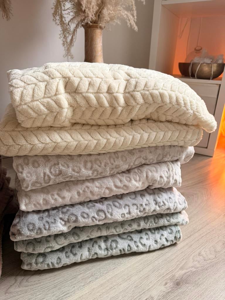Dekentjes fleece yoga 7x, Sport en Fitness, Yoga en Pilates, Ophalen of Verzenden, Zo goed als nieuw