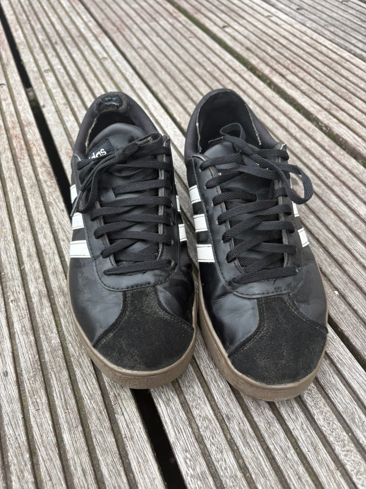 Adidas sneakers 39,5, Ophalen of Verzenden, Gedragen, Zwart, Sneakers of Gympen
