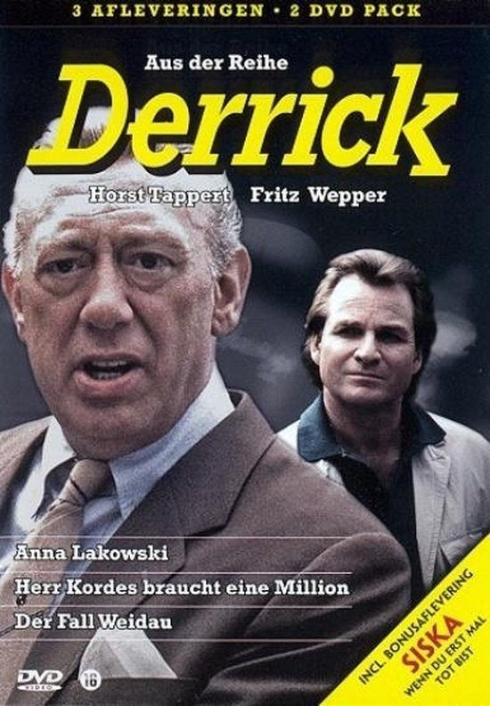Derrick - 3 Afleveringen - 2 DVD Pack (incl. Siska bonus)(R4, Bonusmateriaal, Vanaf 16 jaar, Nederlands, Zo goed als nieuw
