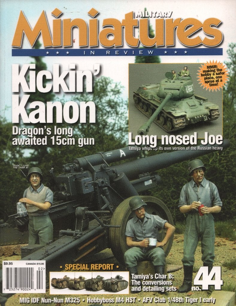 Military Miniatures in Review magazine No 44, Hobby en Vrije tijd, Overige merken, Auto, 1:32 tot 1:50, Nieuw