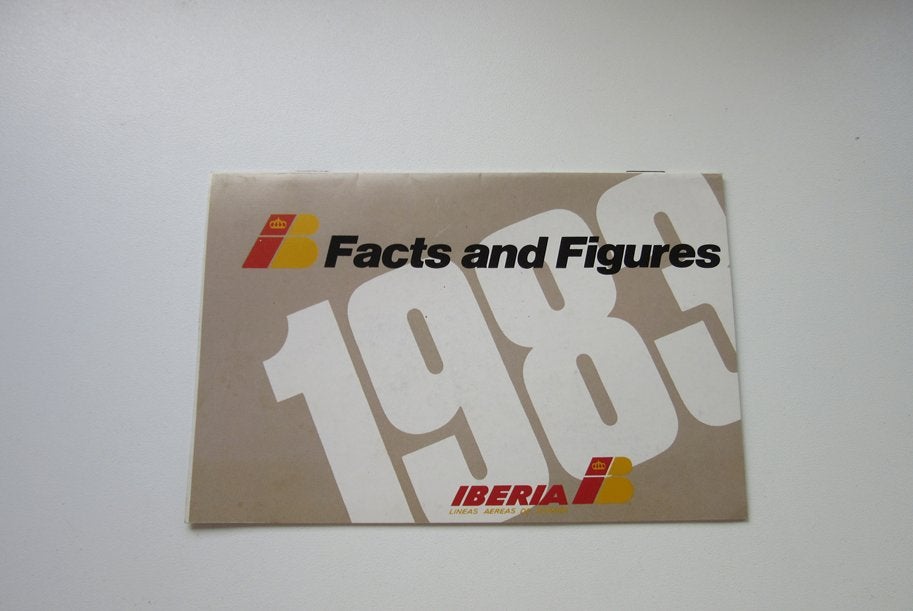 Iberia facts and figures 1983, Verzenden, Zo goed als nieuw, Overige typen