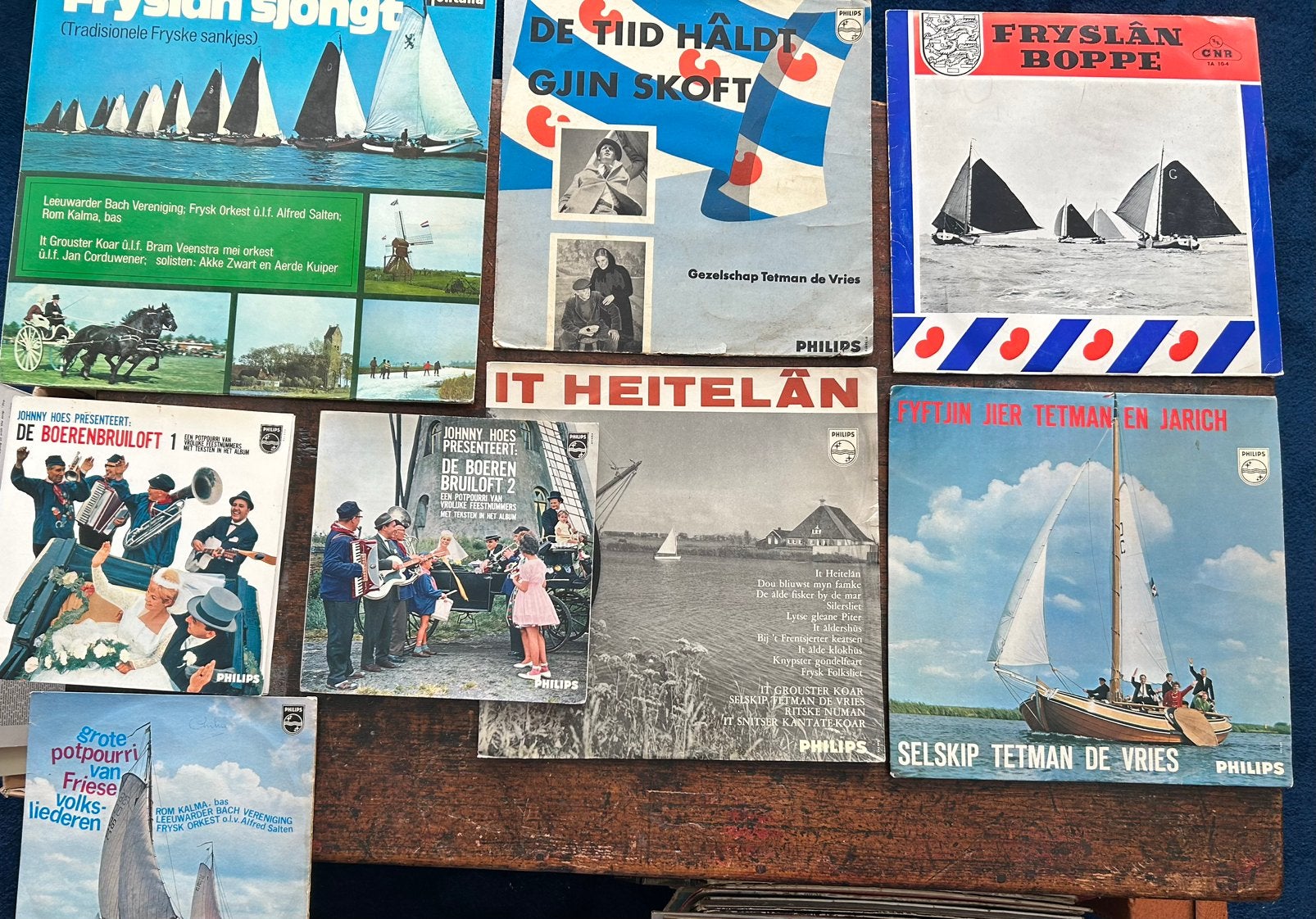 Partij Friestalige lp’s. In 1 koop), Cd's en Dvd's, Ophalen of Verzenden, Gebruikt, Overige formaten, LP