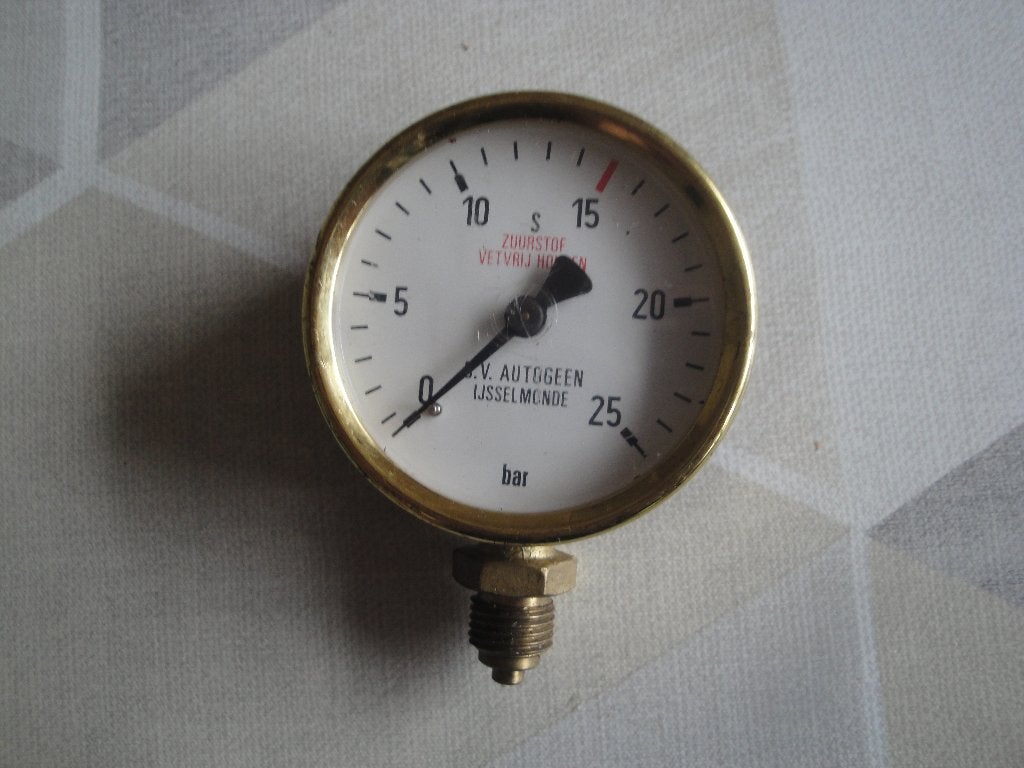 Stoommachine Manometer. Is Goed!, Ophalen of Verzenden, Gebruikt, Groter dan 1:32