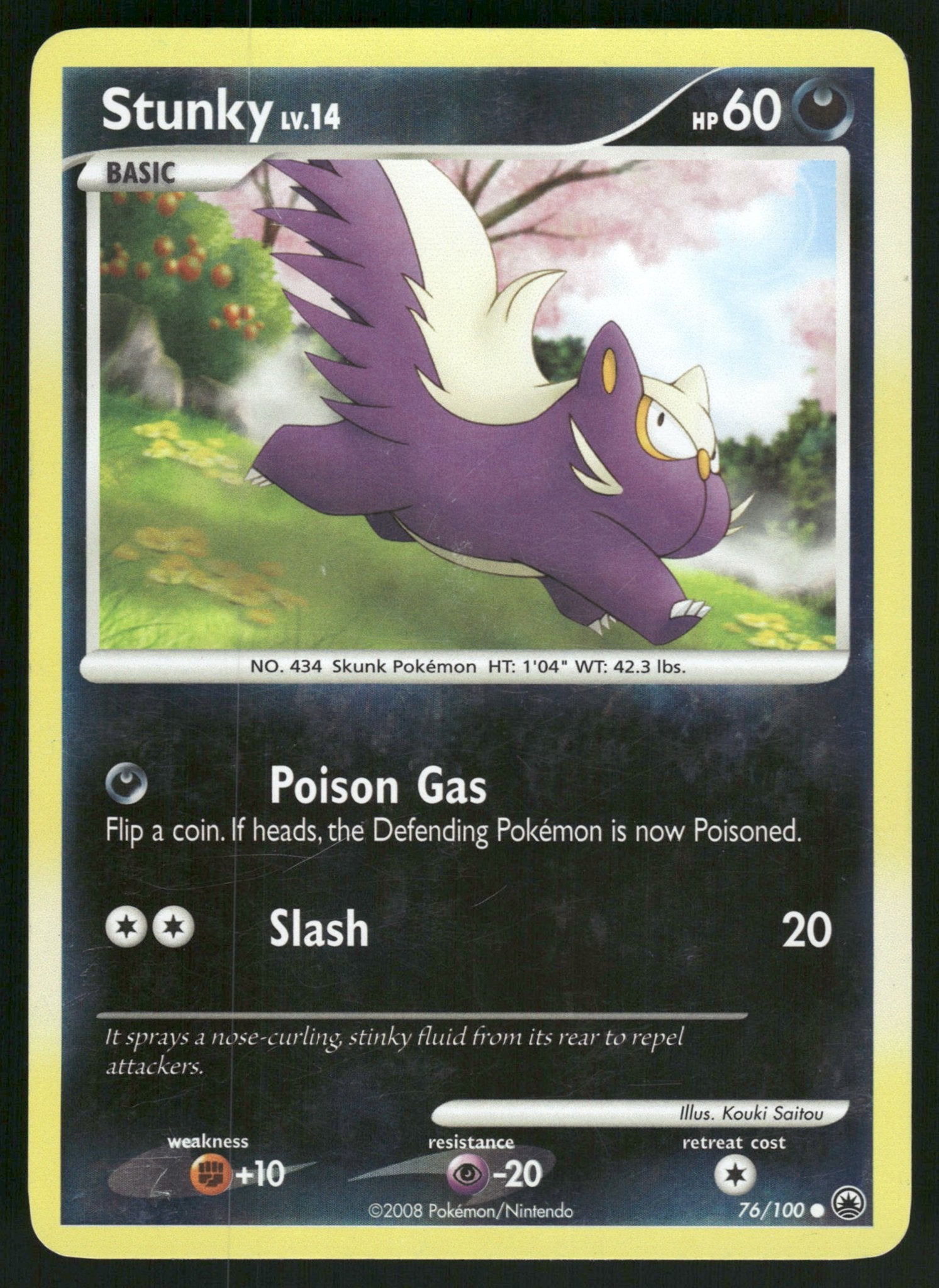 Stunky 76/100 - Majestic Dawn (Reverse Holo) (Good), Verzenden, Gebruikt
