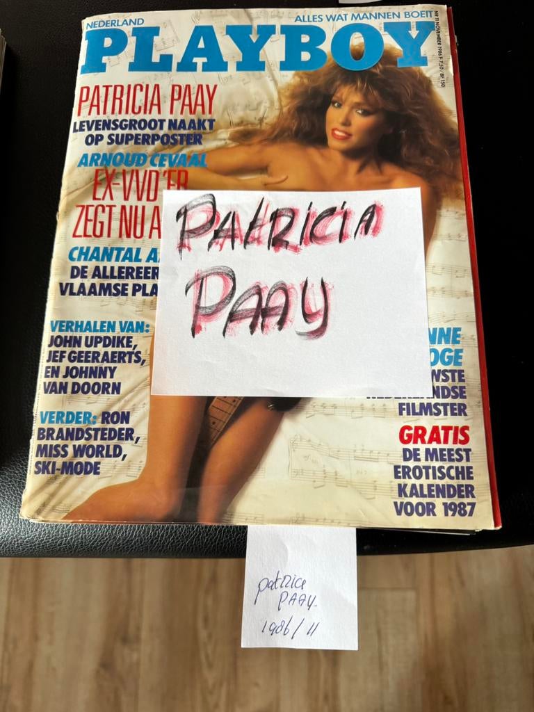 playboy met patricia paay, Verzamelen, Ophalen of Verzenden, 1980 tot heden, Tijdschrift