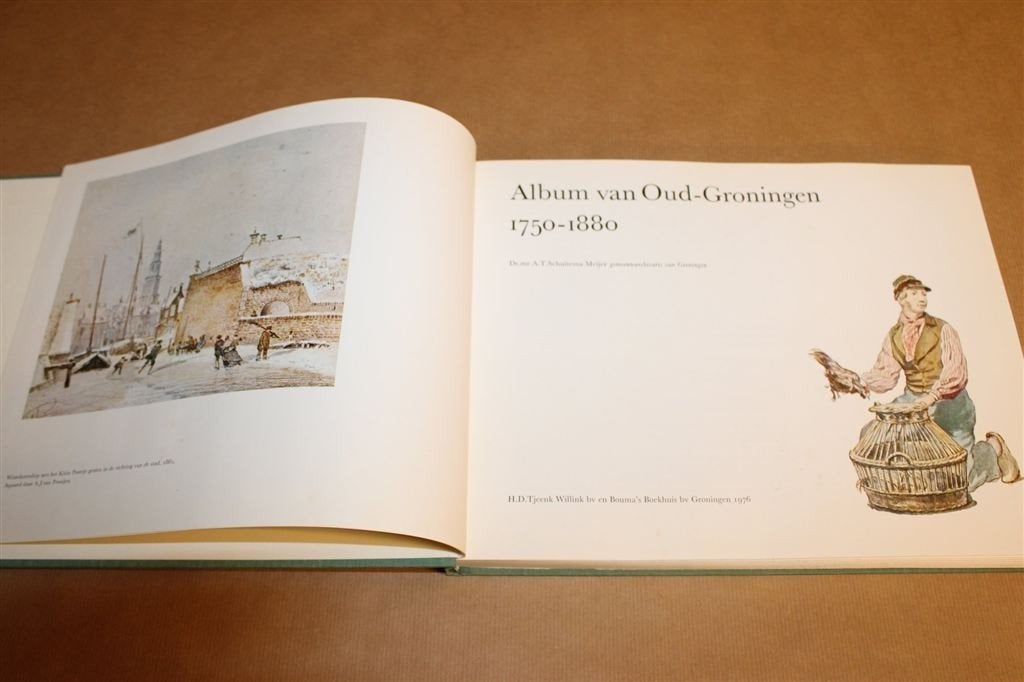 Album van Oud-Groningen — Historische Prenten 1750-1880, Ophalen of Verzenden, Gelezen
