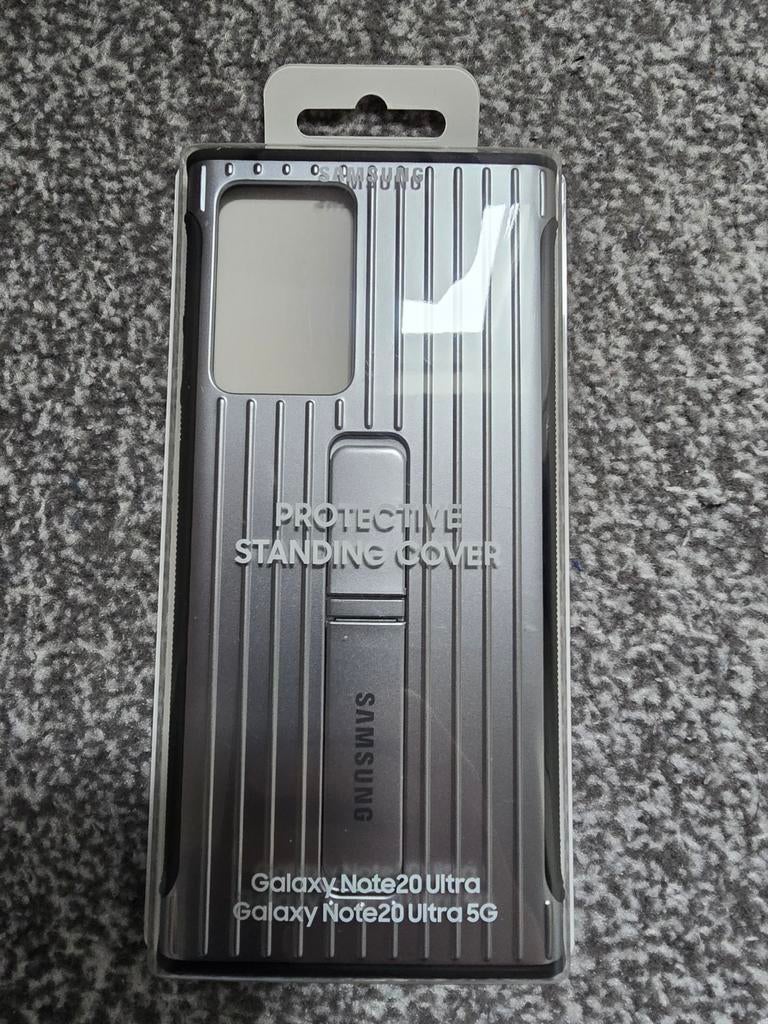 Protective Standing Cover  voor Samsung Galaxy Note 20 Ultra, Ophalen of Verzenden, Nieuw, Overige modellen, Frontje of Cover