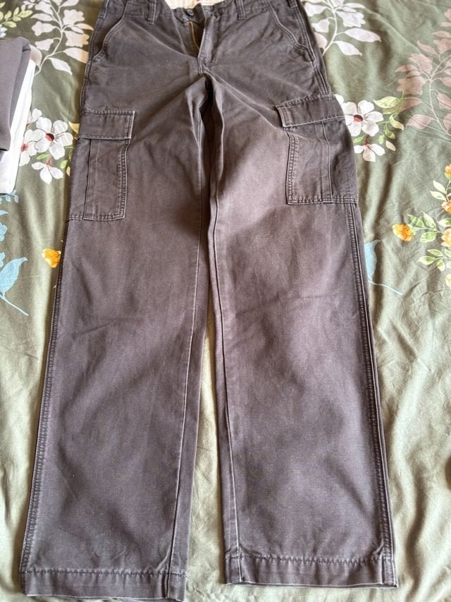 Levi's grijs/zwart kleurige cargo mt 32/34, Zwart, Overige maten, Ophalen of Verzenden, Gedragen