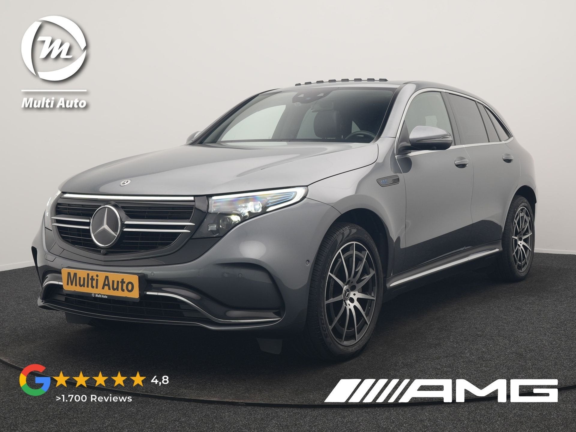 Mercedes-Benz EQC 400 4MATIC Business Solution AMG 80 kWh 40, Automaat, 2395 kg, Automatische klimaatregeling, Leder