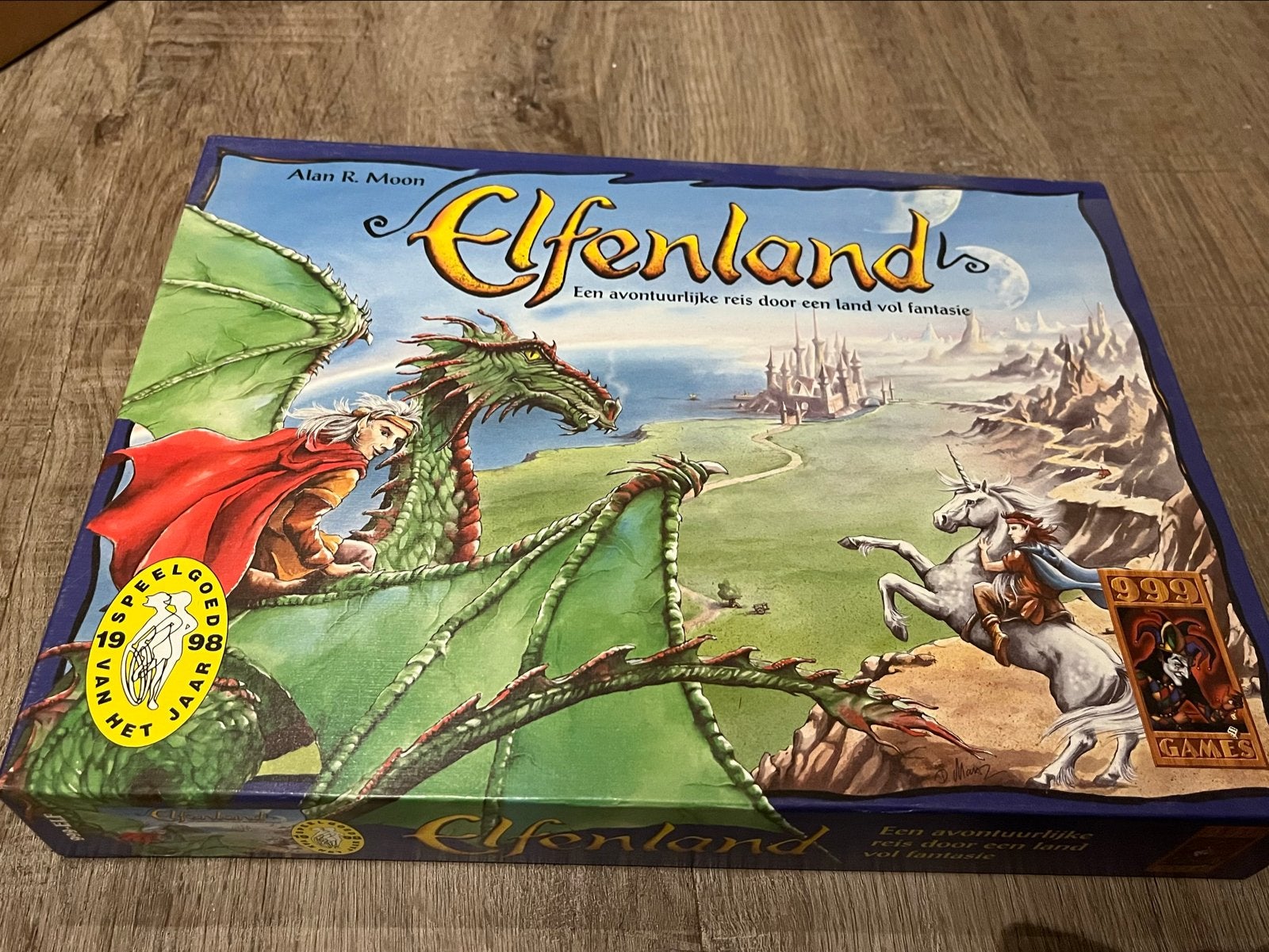 Elfenland Bordspel - Avontuurlijke Reis door Fantasieland, Een of twee spelers, Ophalen of Verzenden, Gebruikt