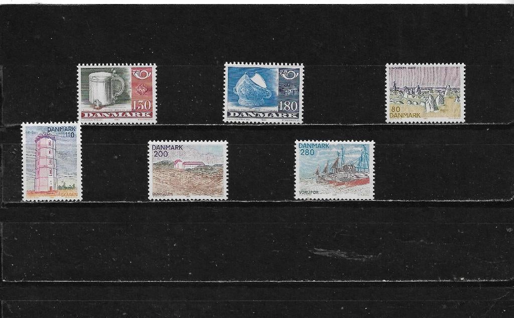 Koopje  Denemarken  michel nr  704 t/m 709  Postfris, Verzenden, Denemarken, Postfris