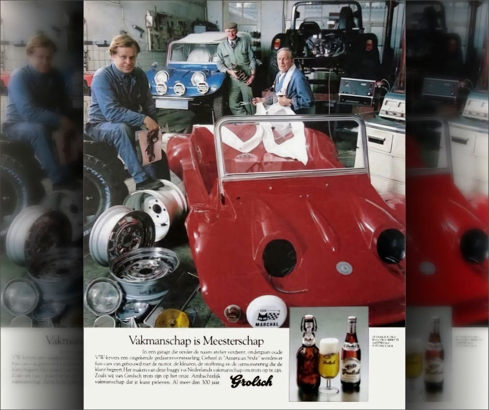 Gevraagd:Ruska buggy Grolsch reklame gevraagd, Ophalen of Verzenden, Auto's