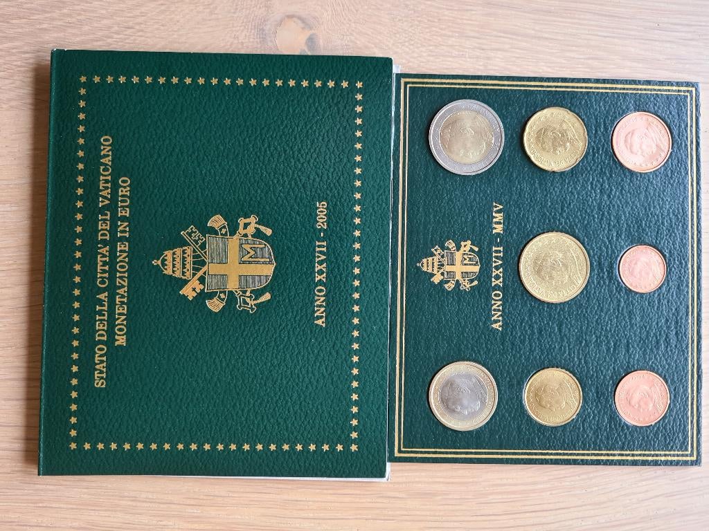 VATICAAN 2005; euroset, Ophalen of Verzenden, Vaticaanstad, Overige waardes, Setje