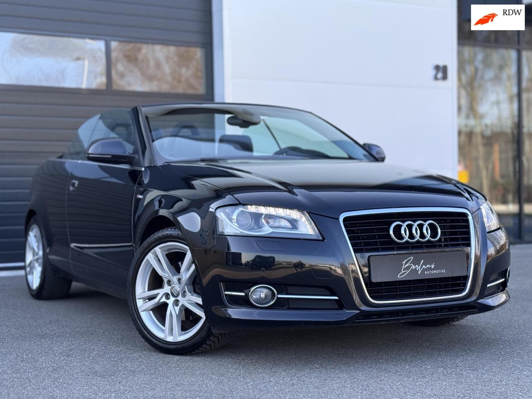 Audi A3 Cabriolet 1.8 TFSI S-line Motorrevisie gehad|Carplay, Auto's, Audi, Euro 5, Gebruikt, Zwart, 4 cilinders