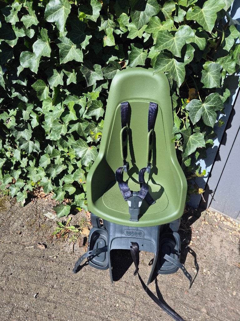 Bobike fietszitje voor kinderen - Groen, Fietsen en Brommers, Fietsaccessoires | Fietsstoeltjes, Ophalen, Achterzitje, Voetsteuntjes