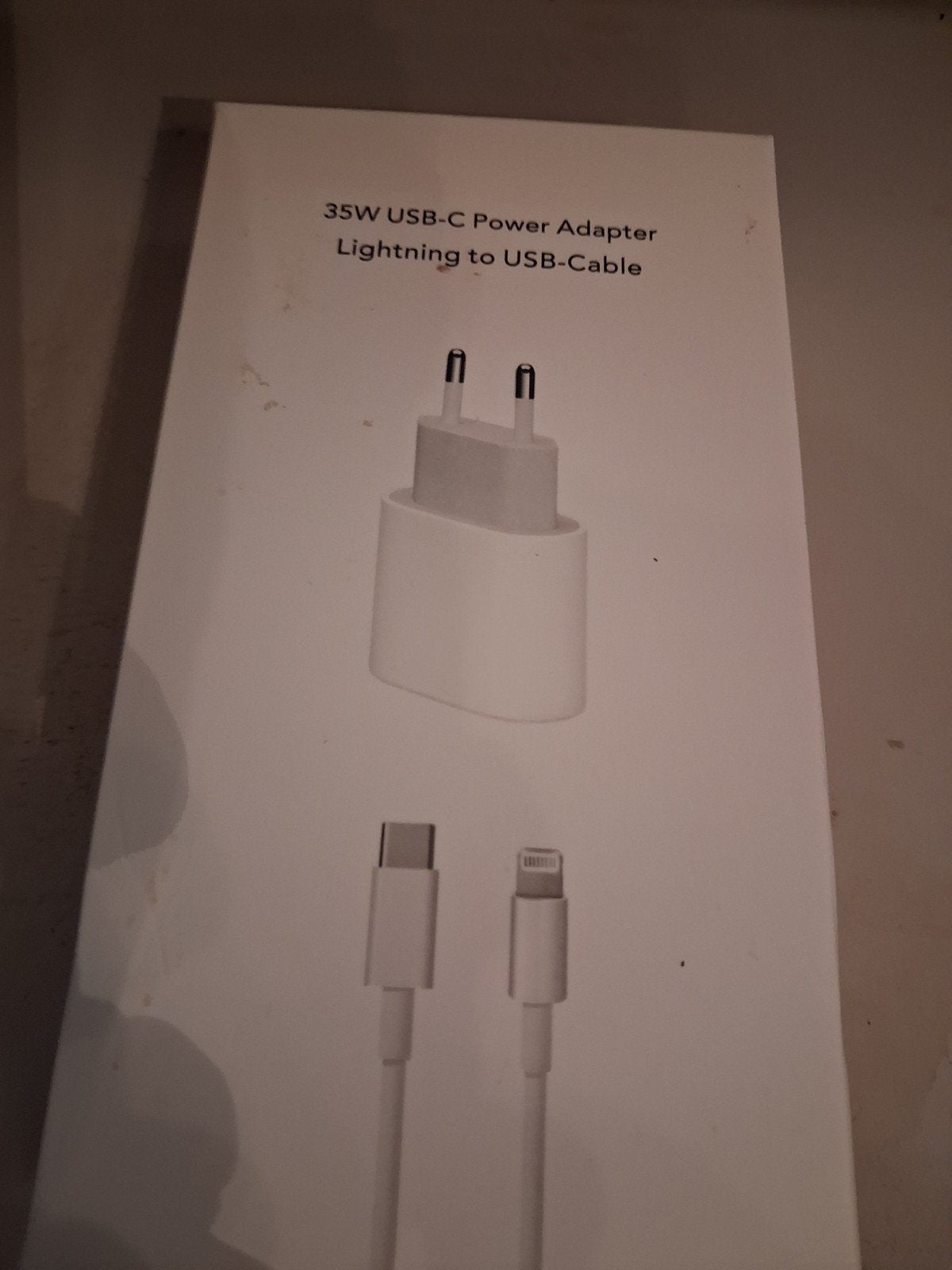 35W USB-C Power Adapter met Lightning naar USB-kabel, One Apple Park Way, Cupertino, CA 95014, USA, Apple Inc., Nieuw, Apple