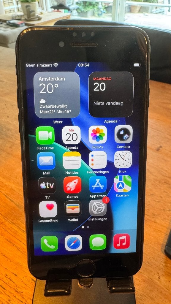 iPhone SE2022 - 128GB + veel extra's, Telecommunicatie, Mobiele telefoons | Apple iPhone, 128 GB, Zwart, Refurbished, Ophalen of Verzenden