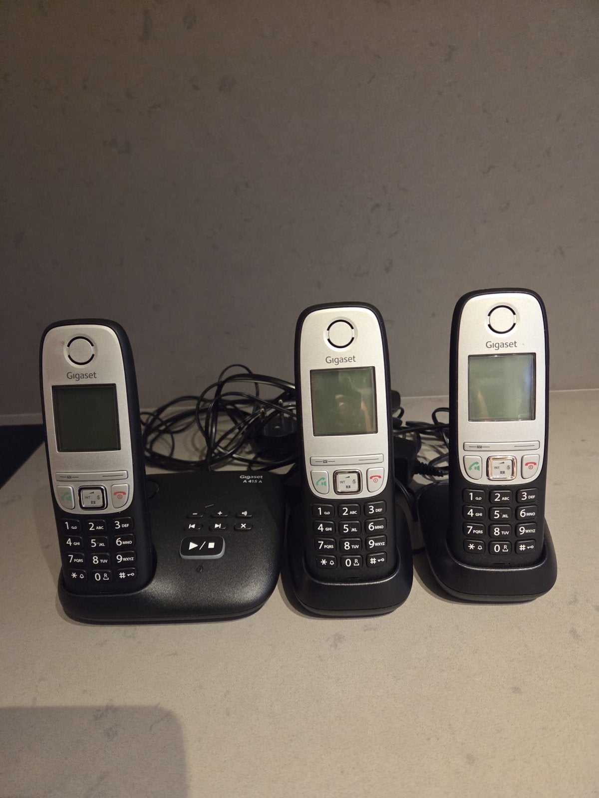 Gigaset Trio A415A | draadloze telefoonset, Ophalen of Verzenden, Zo goed als nieuw, 3 handsets
