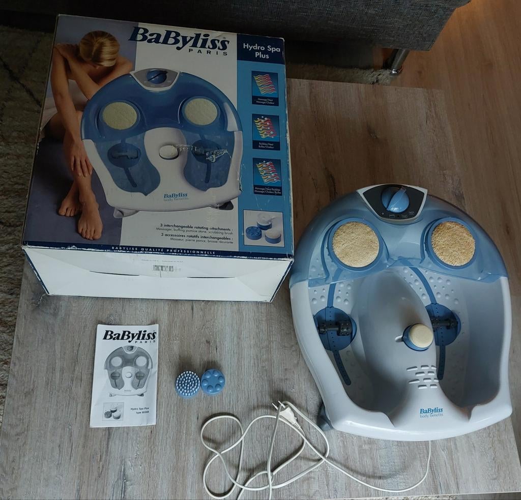 BaByliss Hydro Spa Plus Voetenbad, Ophalen, Zo goed als nieuw, Overige typen