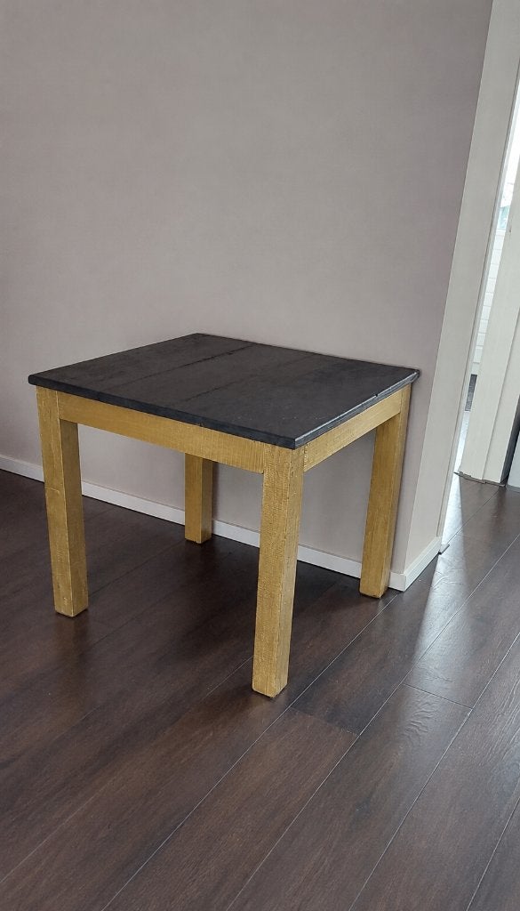Eettafel 80x80, Huis en Inrichting, Tafels | Eettafels, Ophalen, 50 tot 100 cm, Vierkant, 50 tot 100 cm