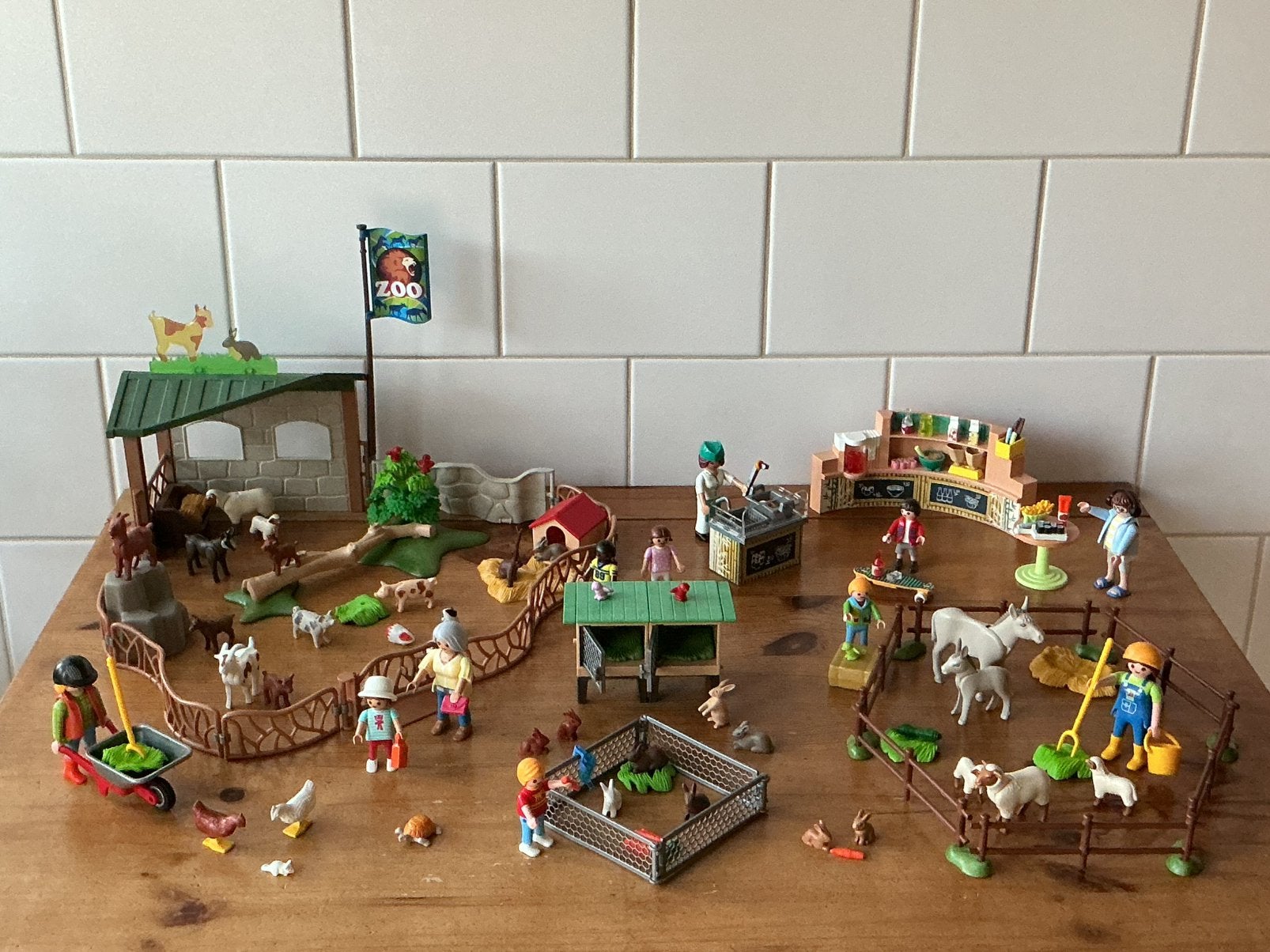 PLAYMOBIL UITGEBREIDE GROTE KINDERBOERDERIJ 🫏 SUPER LEUK !!, Ophalen of Verzenden, Gebruikt