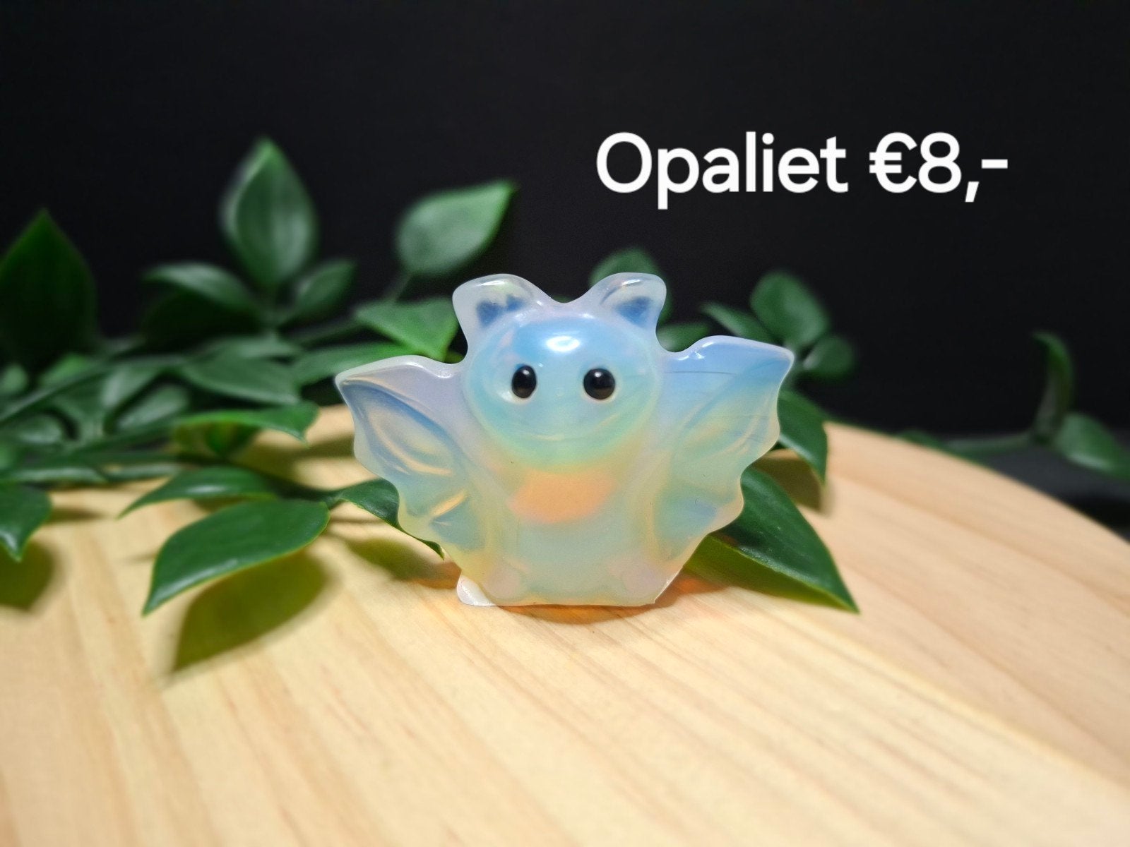 Opalite Spookje - Decoratief Kristal Figuur, Ophalen of Verzenden, Zo goed als nieuw