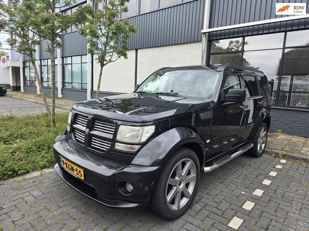 Dodge Nitro 2.8 CRD R/T Leder Dakraam Trekhaak Nieuwe APK, Auto's, Dodge, Automaat, Gebruikt, Zwart, 4 cilinders