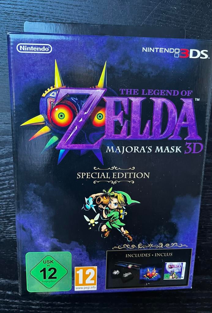 The Legend of Zelda Majora's Mask 3D Special Edition, Avontuur en Actie, Gebruikt, 1 speler, Ophalen of Verzenden