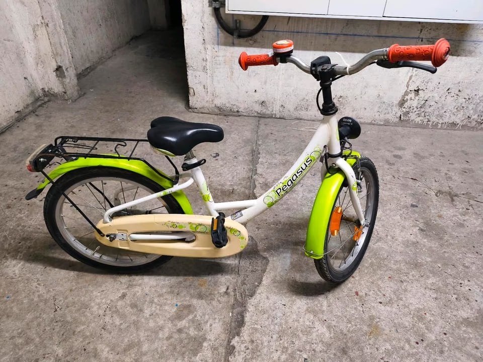 Pegasus kinderfiets 18 inch, Fietsen en Brommers, Overige merken, Zijwieltjes, Velgrem, Ophalen of Verzenden