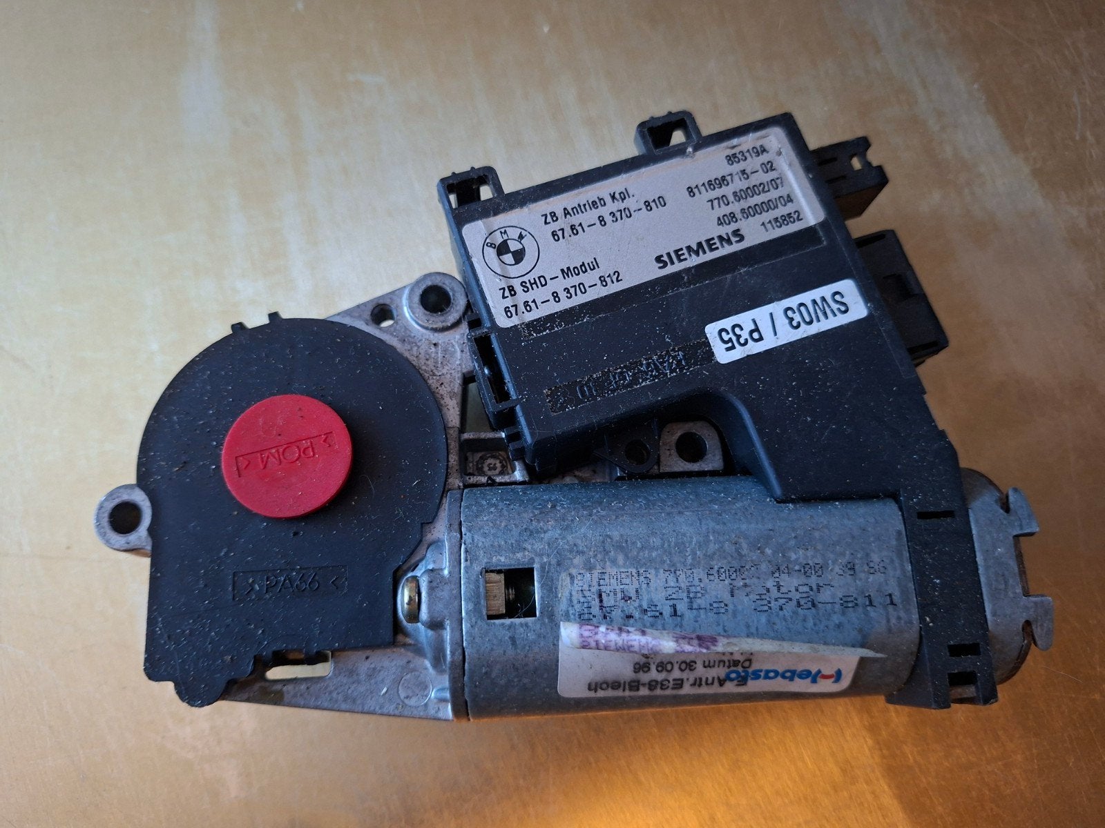 BMW E38 schuifdakmotor webasto, Auto-onderdelen, Ophalen of Verzenden, Gebruikt, BMW