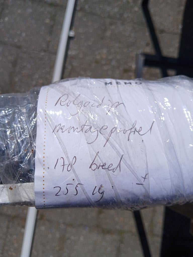 Rolgordijn montageprofiel 170 cm breed, Huis en Inrichting, Stoffering | Gordijnen en Lamellen, Verzenden, Nieuw, 150 tot 200 cm