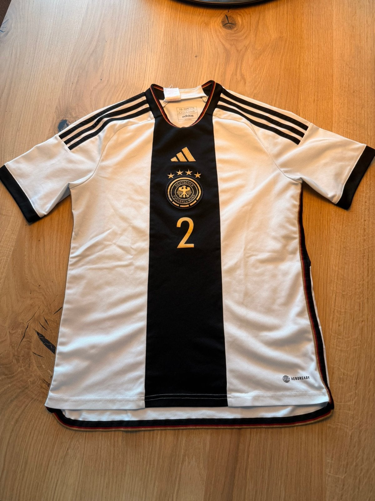 Voetbalshirt Duitsland - Manschaft , Rudiger no 2, maat 176, Maat XS of kleiner, Ophalen of Verzenden, Zo goed als nieuw, Shirt