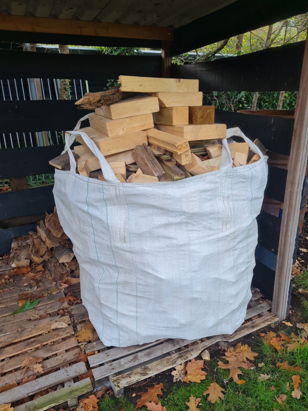 Brandhout: Gemengd hout in big bag, Minder dan 3 m³, Ophalen, Overige houtsoorten, Blokken
