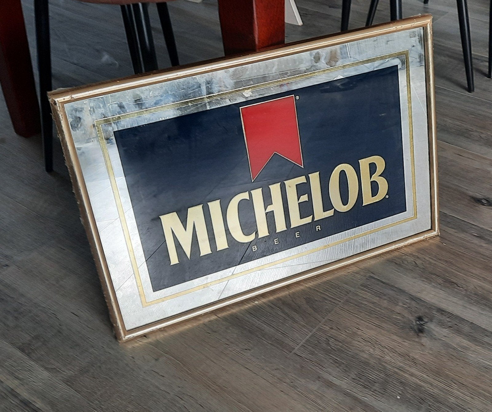 Spiegel bier., Verzamelen, Merken en Reclamevoorwerpen, Ophalen of Verzenden, Zo goed als nieuw, Reclamebord