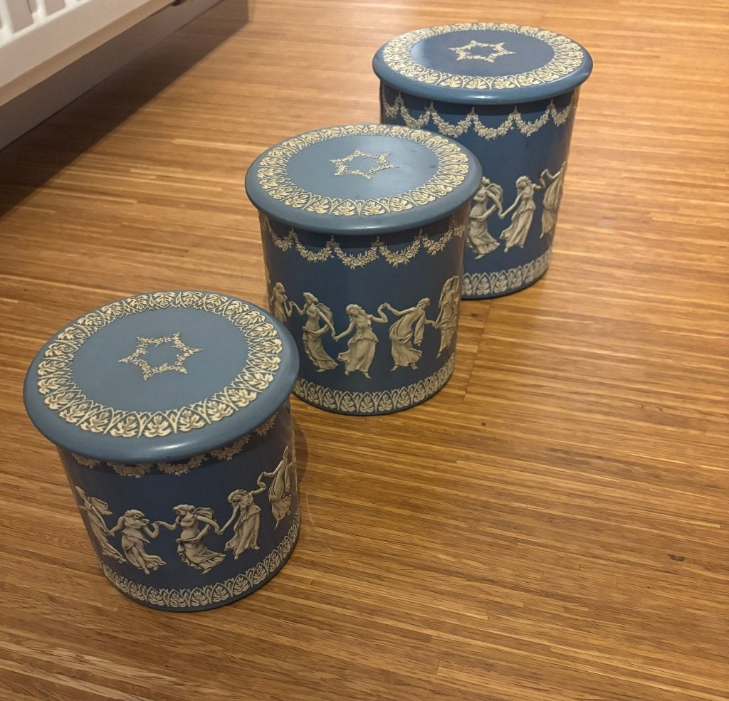 Vintage voorraadbussen, Ophalen of Verzenden, Voorraadpot, Metaal, Overige merken