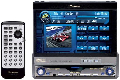 Pioneer 7500 dvd | Klapscherm | navigatie, Auto diversen, Autoradio's, Ophalen of Verzenden, Zo goed als nieuw
