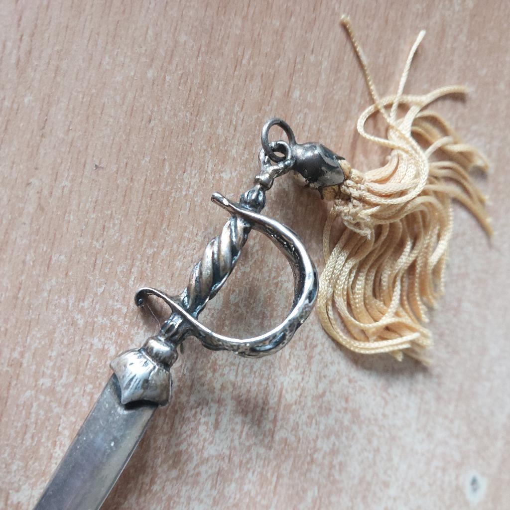 Een prachtige silvere brieven opene 21 x 2 cm, Ophalen of Verzenden, Nieuw