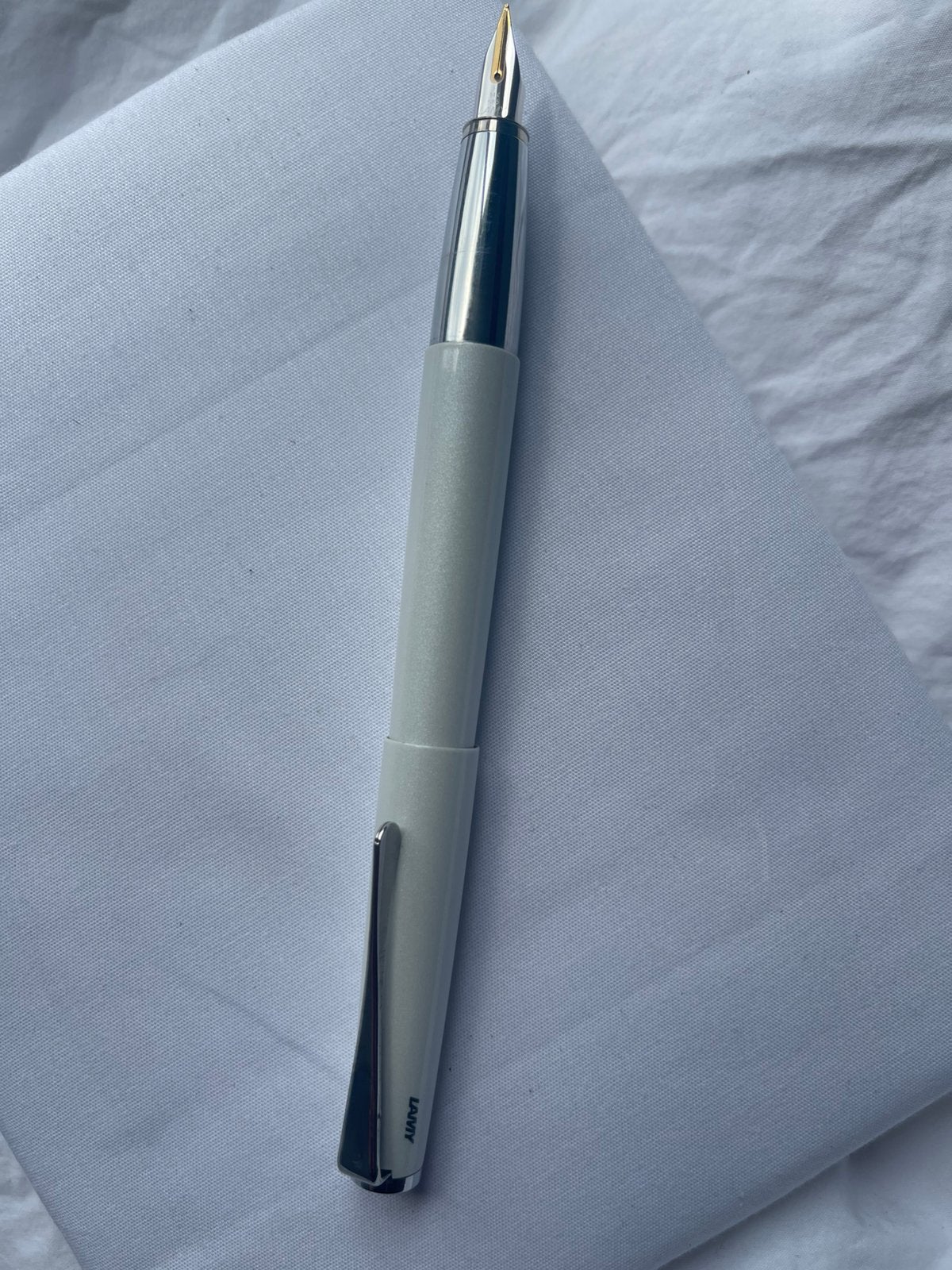 Lamy studio piano white fountain pen, Ophalen of Verzenden