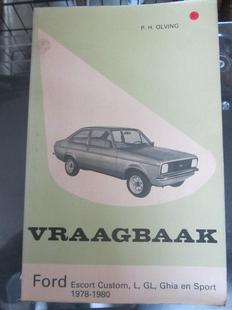 vraagbaak   FORD ESCORT 1978 /  1980, Ophalen of Verzenden