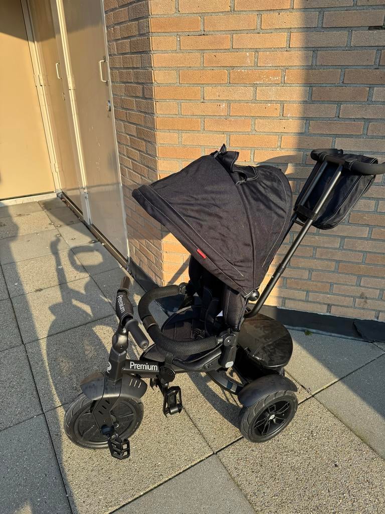QPlay Premium 6-in-1 Driewieler en Wandelwagen Zwart, Ophalen, Zo goed als nieuw, Overige merken