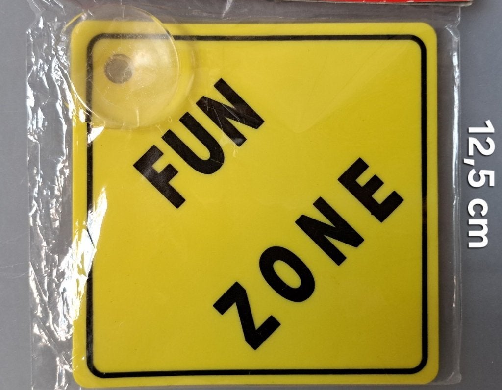 Auto raambordje met zuignap - Fun Zone | Nieuw, Ophalen of Verzenden, Nieuw