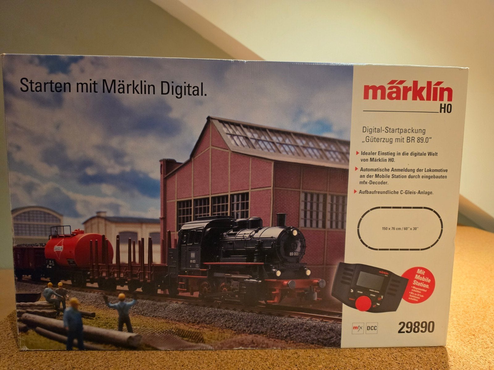 Märklin 29890 Digital Startset Goederentrein HO, Hobby en Vrije tijd, Modeltreinen | H0, Wisselstroom, Treinset, Ophalen of Verzenden