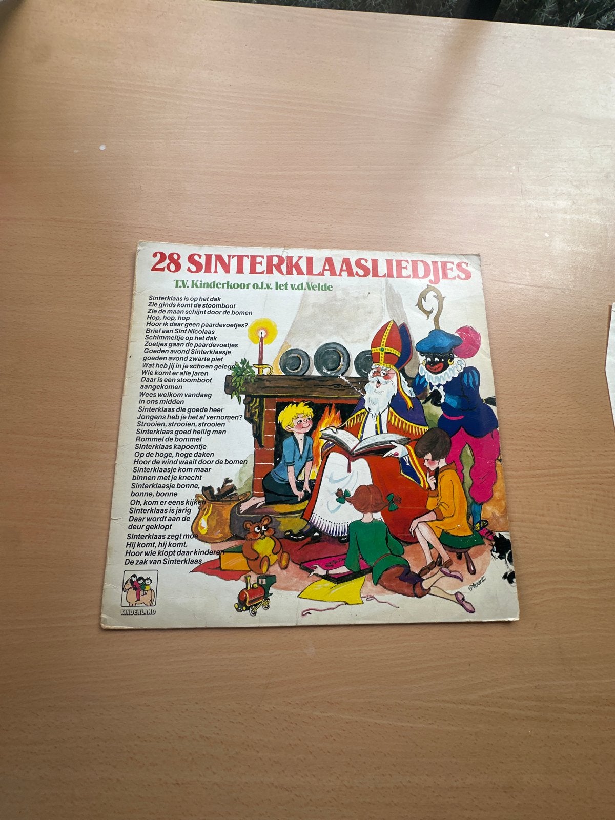 28 Sinterklaasliedjes - TV Kinderkoor - LP Vinyl, Cd's en Dvd's, Vinyl Singles, LP, Gebruikt, Kinderen en Jeugd, Ophalen of Verzenden