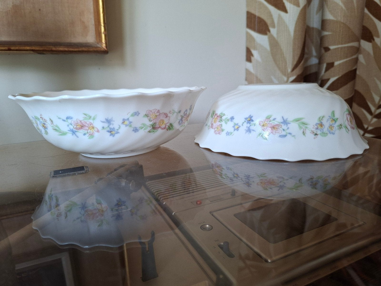 2 leuke vintage Arcopal schaaltjes, Ophalen of Verzenden