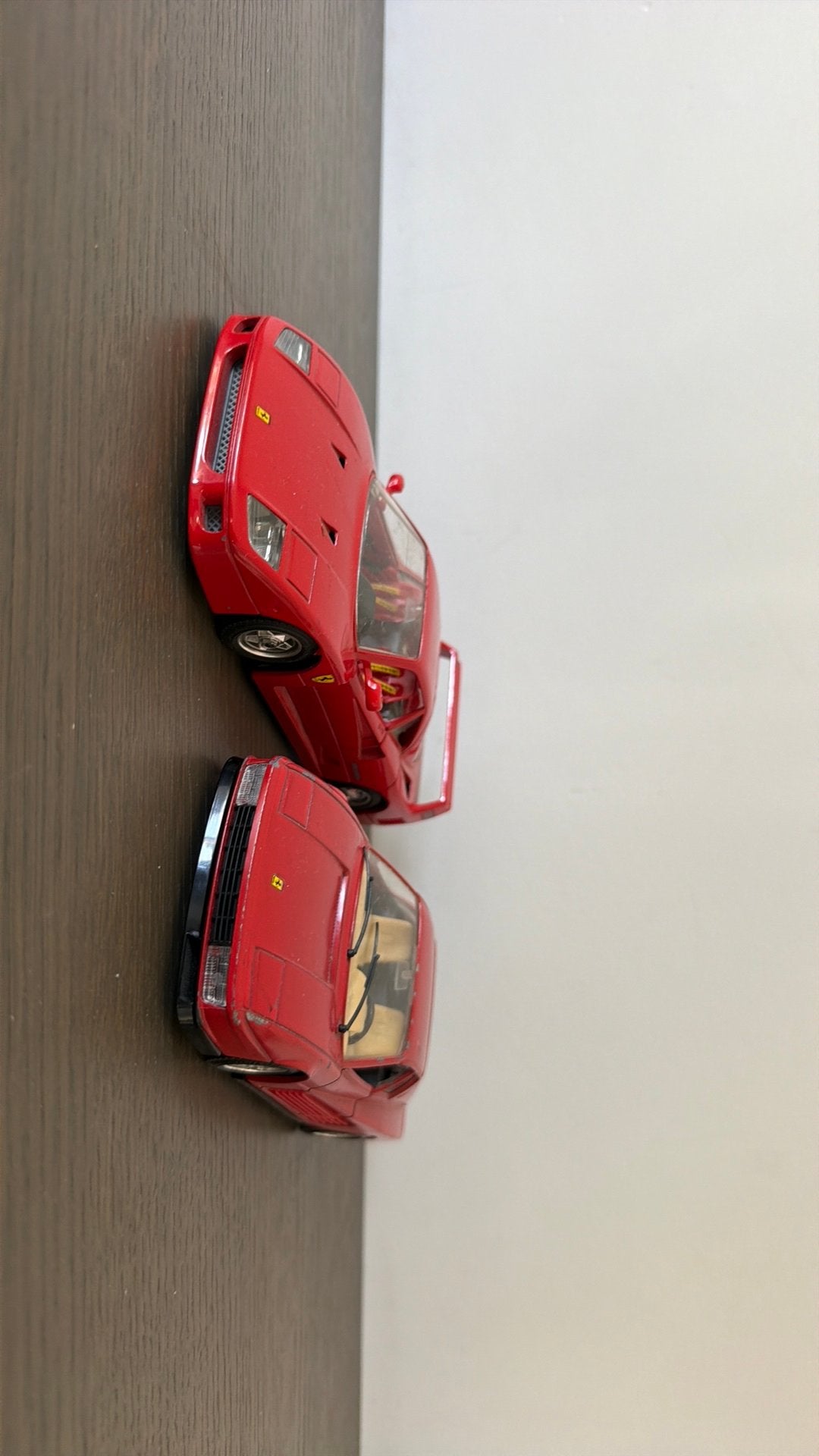 Set van 2 Ferrari modelauto's: F40 en Testarossa, Ophalen of Verzenden, Gebruikt, Auto, Overige merken