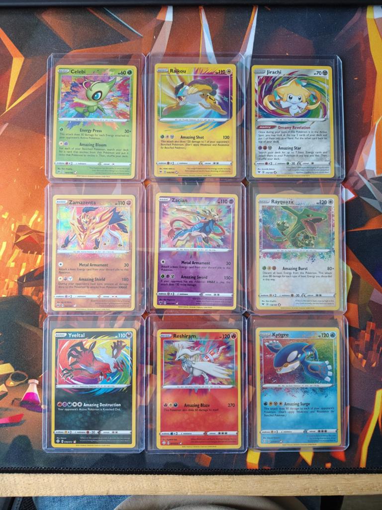 Amazing rare set - pokemon kaarten, Ophalen of Verzenden, Nieuw, Meerdere kaarten, Foil