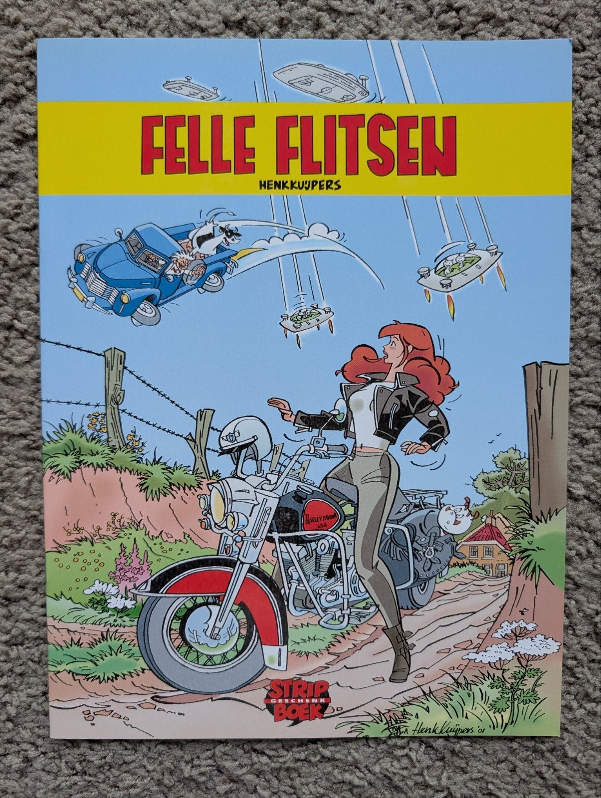 Felle Flitsen - Henk Kuijpers - Stripboek Geschenkboek, Eén stripboek, Ophalen of Verzenden, Nieuw